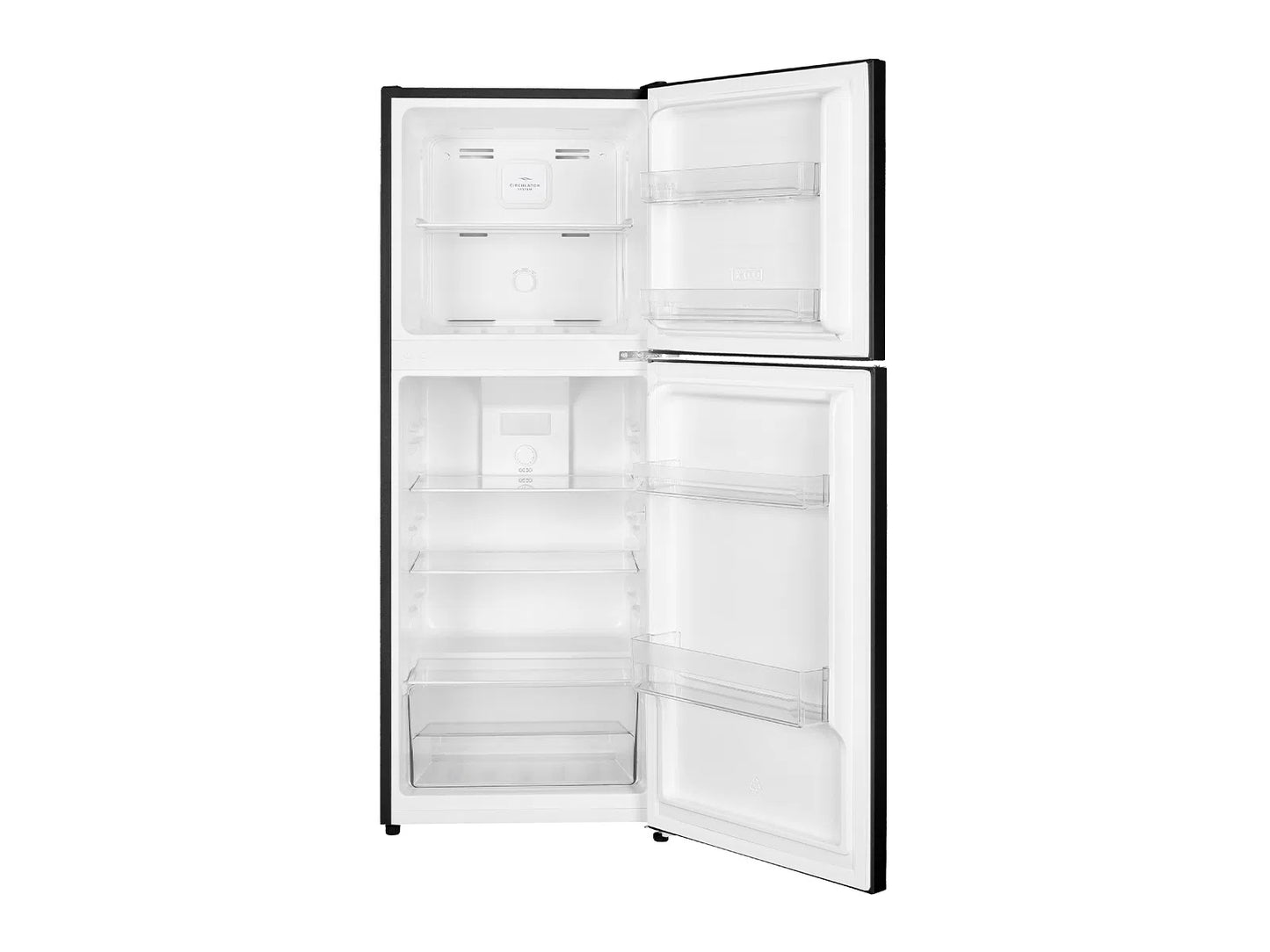 TCL 197L black top mount fridge