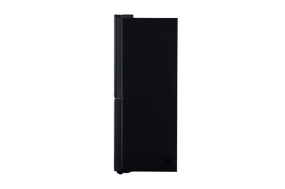 LG GFV570MBL 508L Slim French Door Fridge InstaView Matte Black Freezer