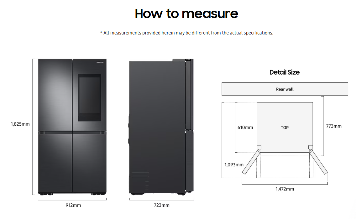 Samsung SRF9300BFH 637L Famıly Hub French Door Smart Refrıgerator