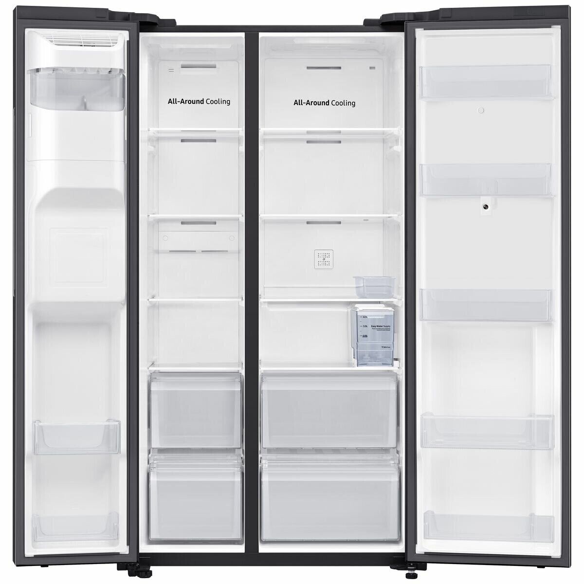 Samsung SRS656MBFH4 616L Family Hub Side By Side Non-Plumbed Refrigerator