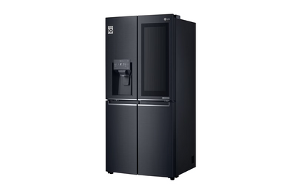 LG GFV570MBL 508L Slim French Door Fridge InstaView Matte Black Freezer