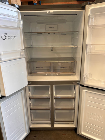 LG GF-L570PL 508L Slim French Door Fridge Silver