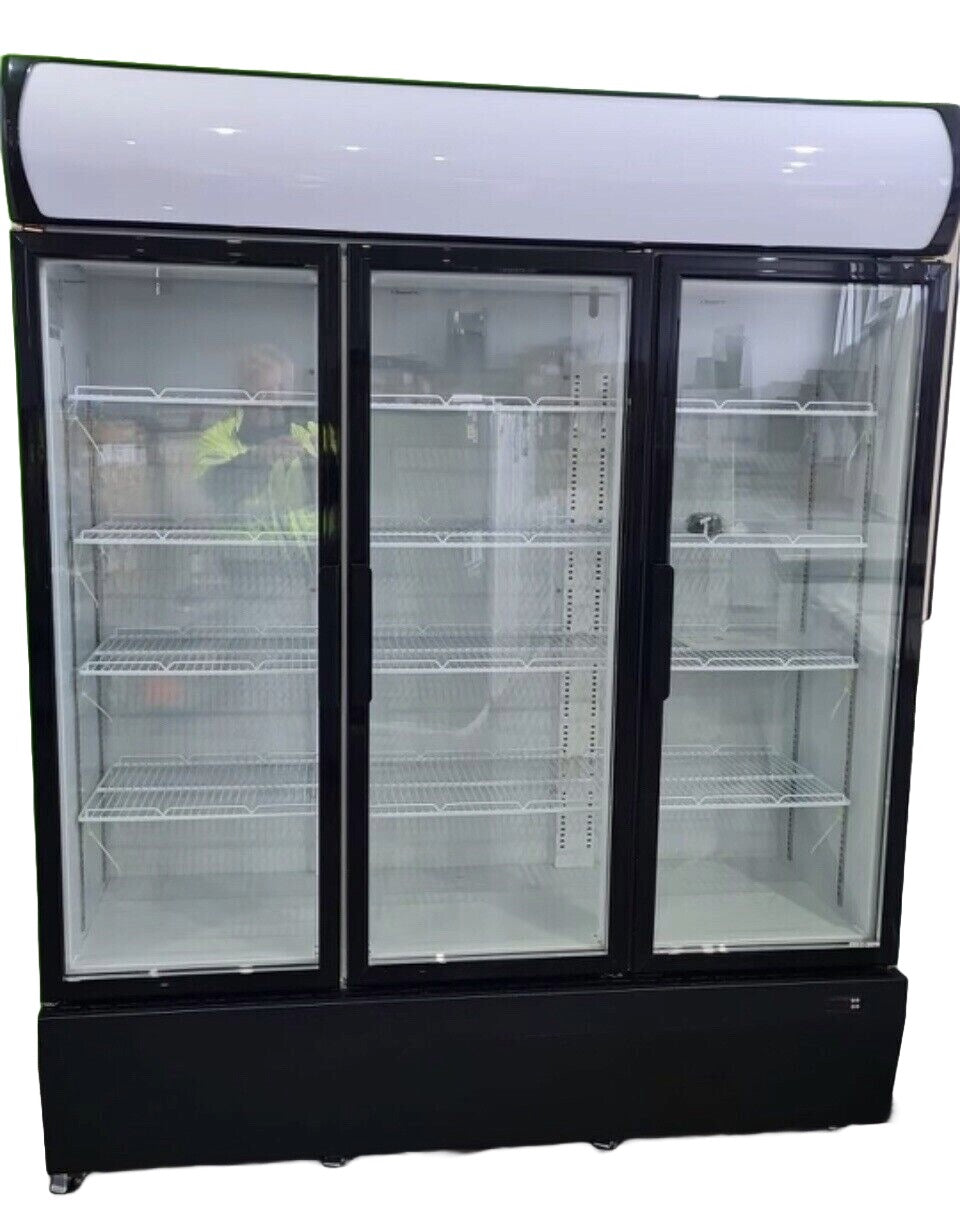 Eurotag 1065LT Upright glass commercial display fridge