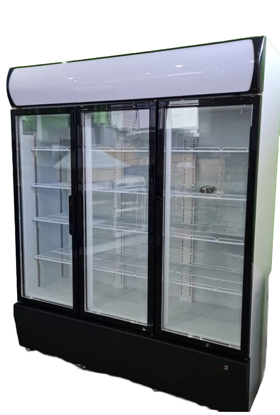 Eurotag 1065LT Upright glass commercial display fridge