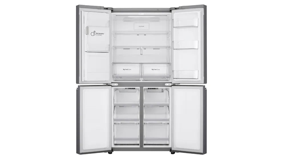 LG GF-L570PL 508L Slim French Door Fridge Silver