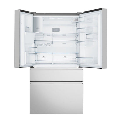 Electrolux 609lt Silver French door fridge with water dispenser and ice - Seconds