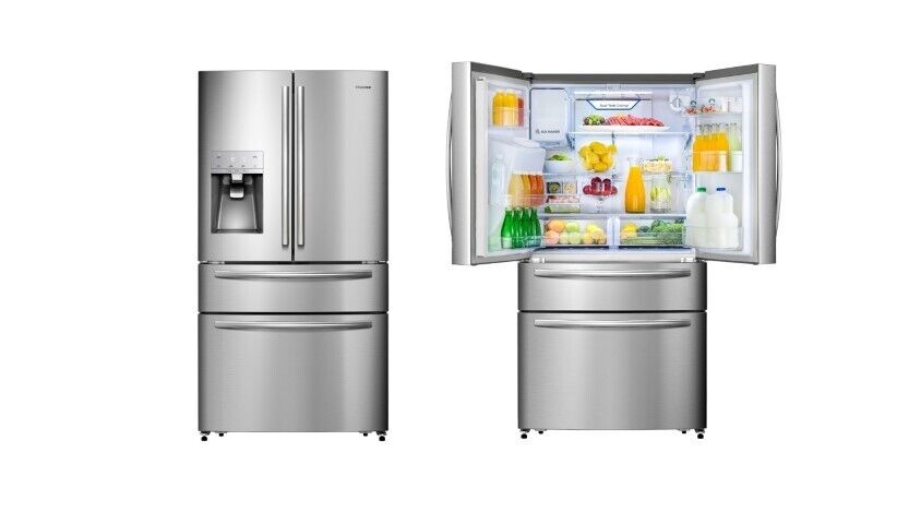 Hisense 701L Stainless steel French door fridge - Refurbished