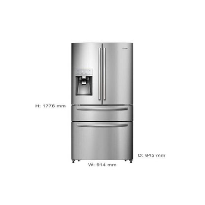 Hisense 701L Stainless steel French door fridge - Refurbished