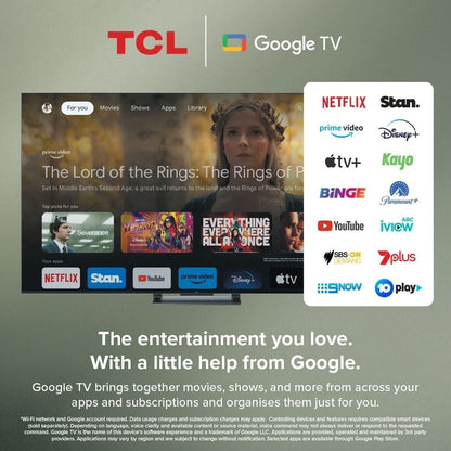 TCL 75C845 TCL 75" 4K UHD Mini-LED Google Tv - Refurbished Model