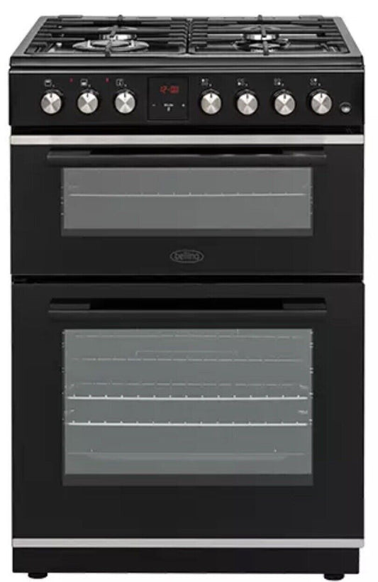 Belling 60cm Freestanding double oven gas cooktop