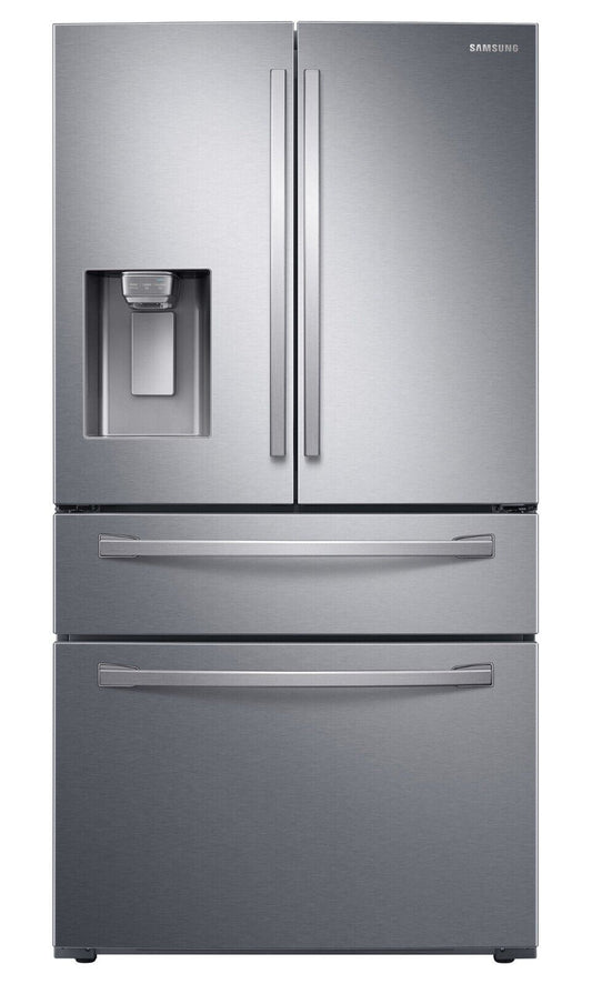 Samsung 636L French door stainless steel fridge with plumbed ice and water dispenser- Seconds