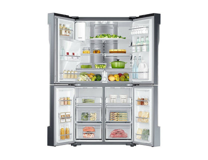 Samsung 719L French door Silver stainless steel refrigerator - Seconds