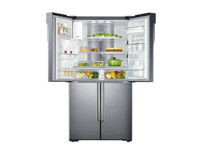 Samsung 719L French door Silver stainless steel refrigerator - Seconds