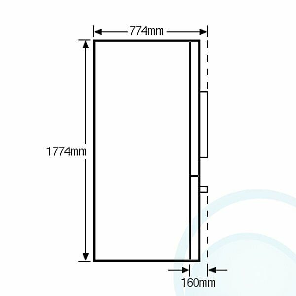 Samsung 639L French 3 door fridge - Seconds